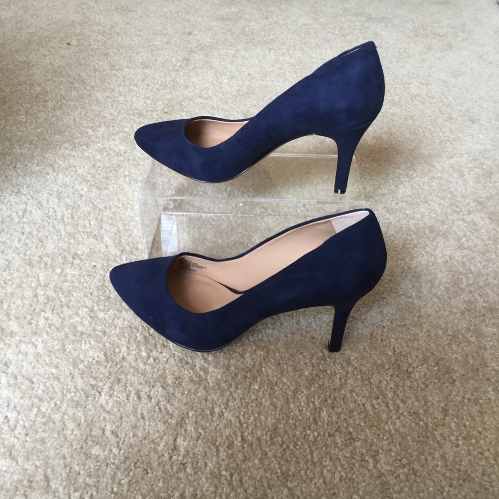 INC Zitah Pointed Toe Suede Pump